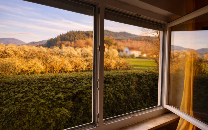 Ausblick Zimmer 1 EG